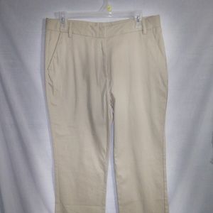 NWOT IZOD BRAND KHAKI FLATFRONT UNIFOFM PANTS